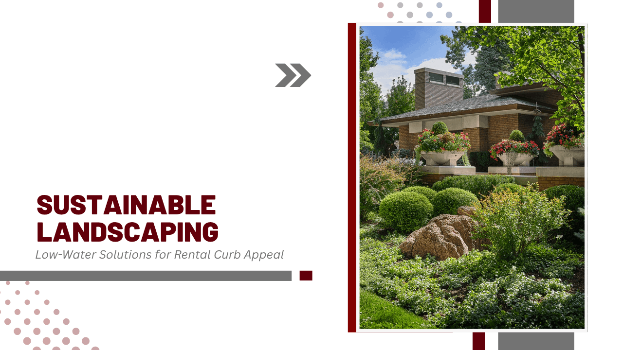 Sustainable Landscaping: Low-Water Solutions for Hanford Rental Curb Appeal